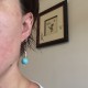 Boucles d'oreilles Turquoises